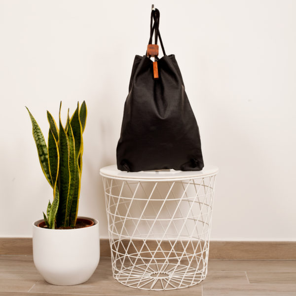 Zaino in pelle nero - cinzia rossi