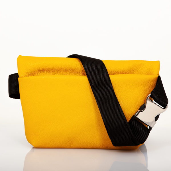 Yellow leather belt bag - Cinzia Rossi