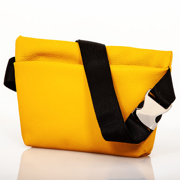 Yellow leather belt bag - Cinzia Rossi