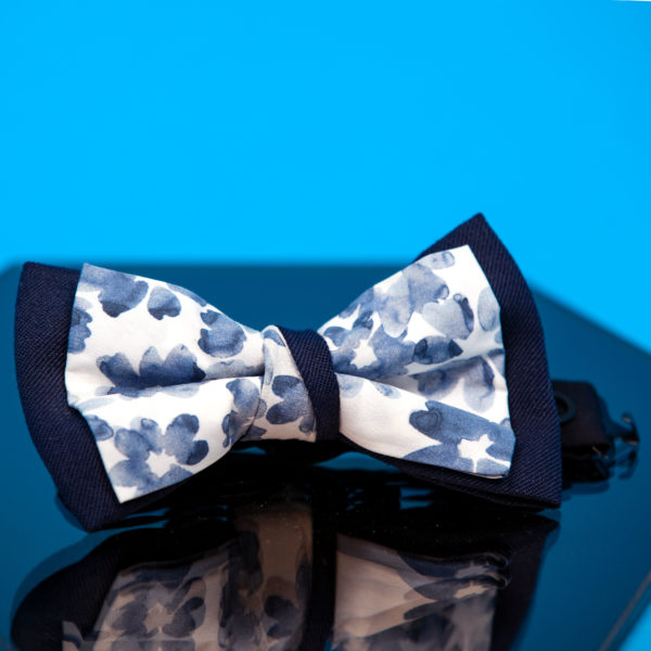 Floral print cotton bow tie - Cinzia Rossi