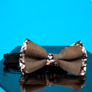 Floral print cotton bow tie - Cinzia Rossi