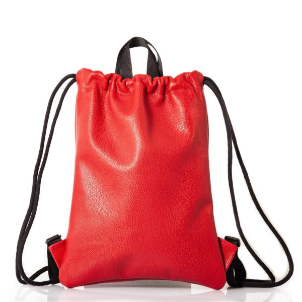 Red leather backpack – Cinzia Rossi