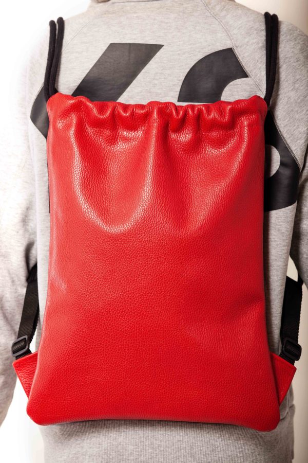 Mochila de cuero rojo - Cinzia Rossi