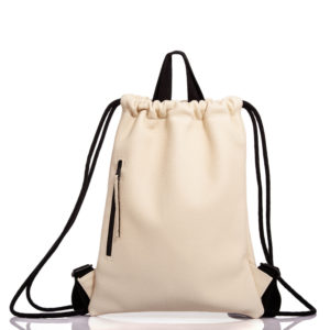 Cream white leather backpack - Cinzia Rossi