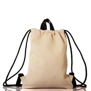 Cream white leather backpack - Cinzia Rossi