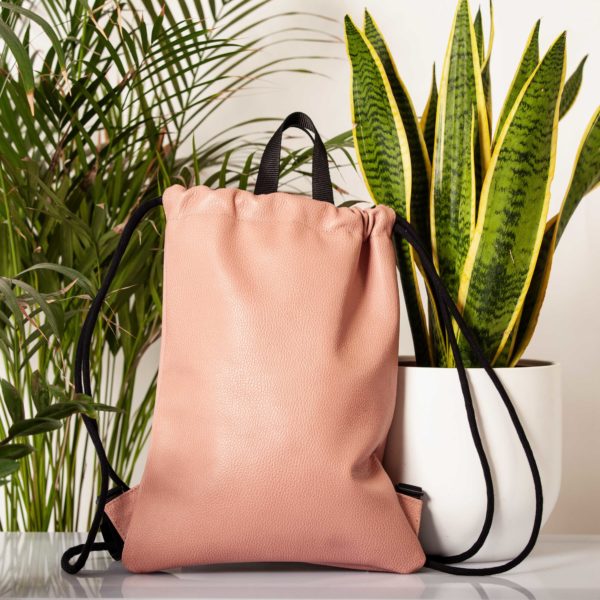 Powder pink leather backpack - Cinzia Rossi