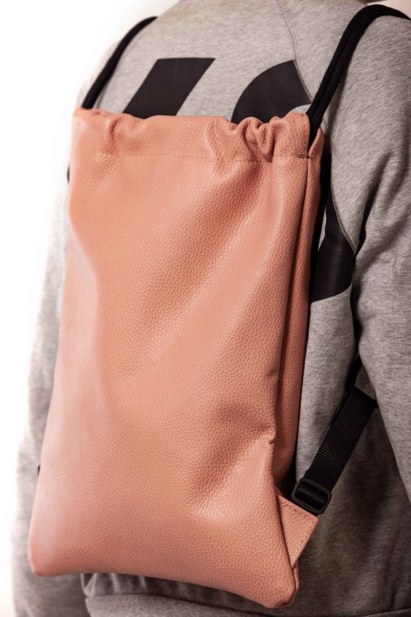 Powder pink leather backpack - Cinzia Rossi