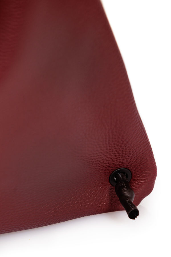 Bordeaux leather backpack - Cinzia Rossi