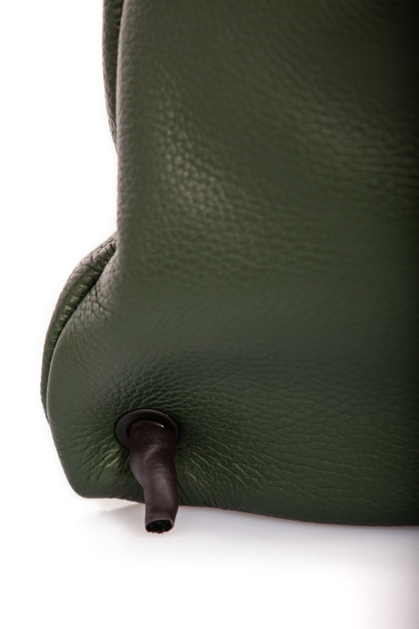 Zaino in pelle verde scuro - Cinzia Rossi