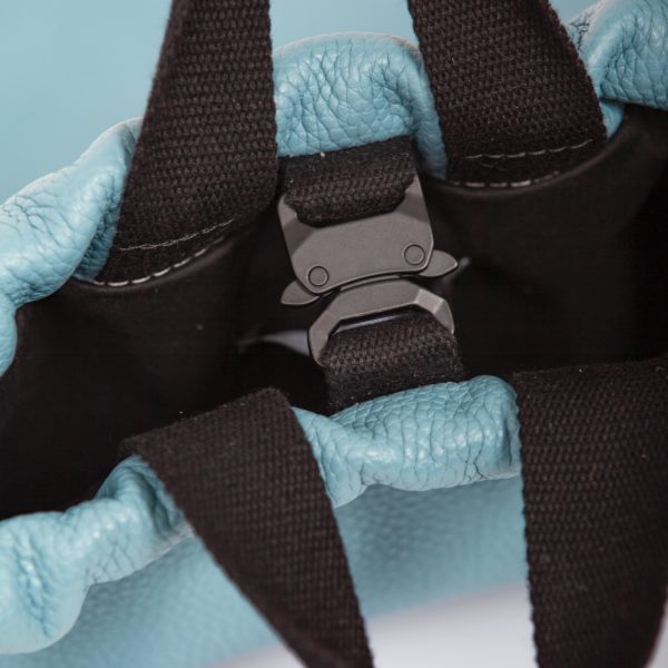 Zaino in pelle azzurro - Cinzia Rossi