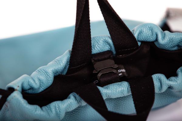 Zaino in pelle azzurro - Cinzia Rossi