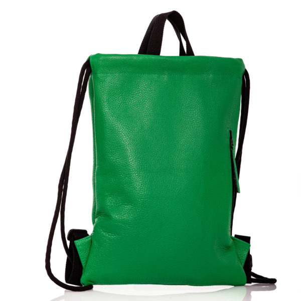 Zaino in pelle verde - Cinzia Rossi