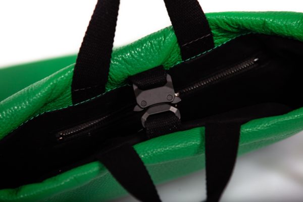 Zaino in pelle verde - Cinzia Rossi