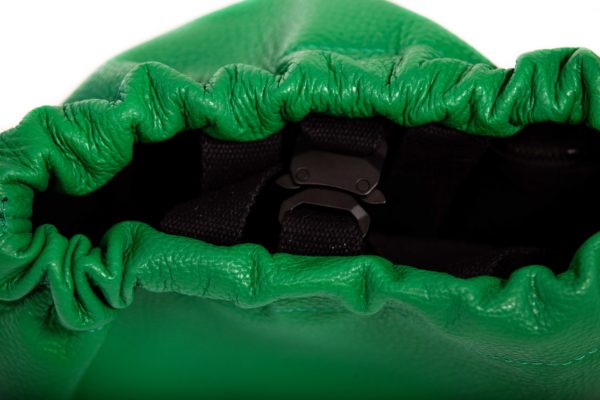 Green leather backpack - Cinzia Rossi