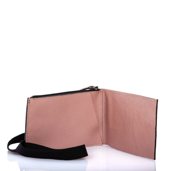 Smartphone case-bag in pelle rosa cipria - Cinzia Rossi