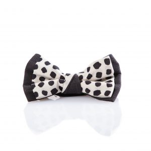 Polka dot print cotton bow tie - Cinzia Rossi