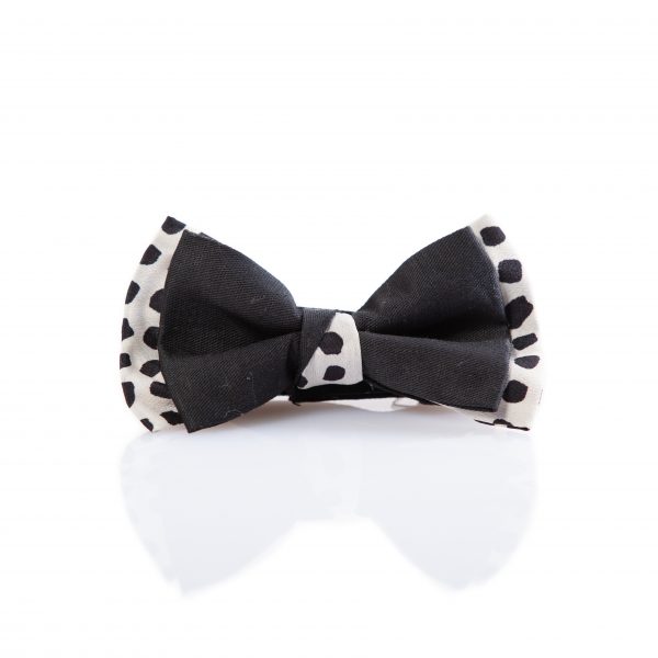 Polka dot print cotton bow tie – Cinzia Rossi