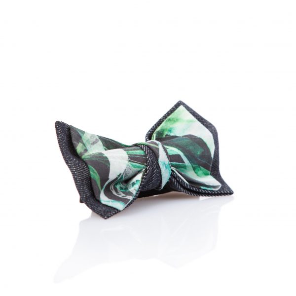 Tropical print cotton bow tie - Cinzia Rossi