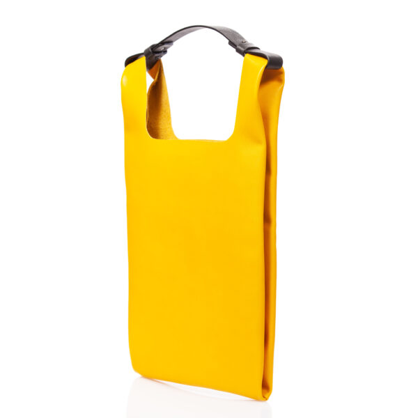 Shopping bag in pelle gialla - Cinzia Rossi