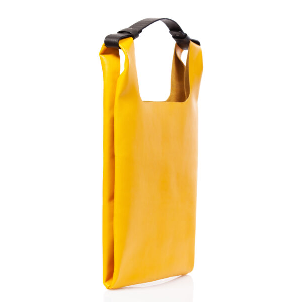 Shopping bag in pelle gialla - Cinzia Rossi